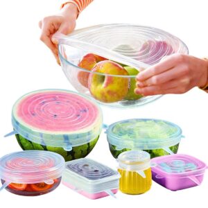 Silicone Food Lids – Set Of 6