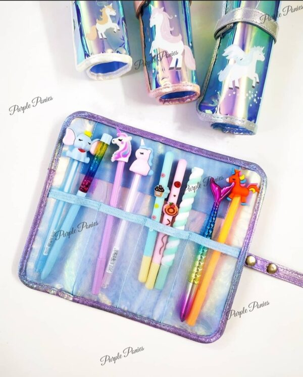 Unicorn Holographic Roll Up Pouches