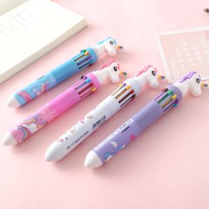 Unicorn 10 in 1 Pen – Multi Coloured