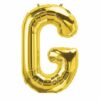 Foil Balloon – Golden ‘G’ 16 inch