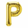 Foil Balloon – Golden ‘P’ 16 inch