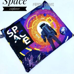 Fully Cushioned Multipurpose Case Folders – Space Explorer Print