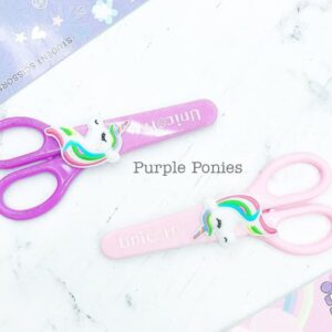 Unicorn Scissor With Protective Case – Purple