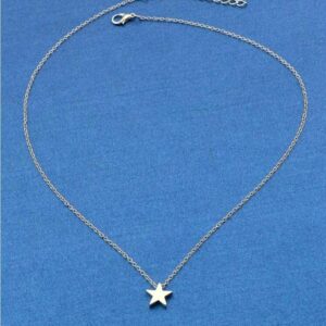 Mini Star Pendant Necklace – Silver