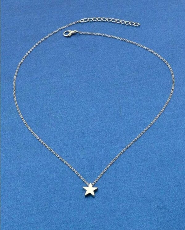 Mini Star Pendant Necklace - Silver