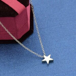 Mini Star Pendant Necklace – Silver