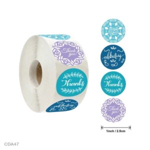 Thank You Sticker Roll – Designer 2 in 1