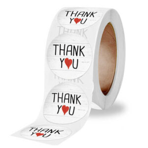 Thank You Sticker Roll – Stylish Wallpaper