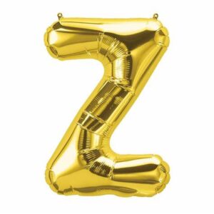 Foil Balloon – Golden ‘Z’ 16 inch