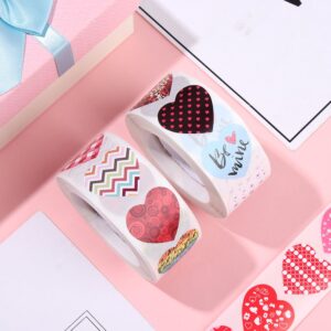Valentine Special Heart Stickers – Designed