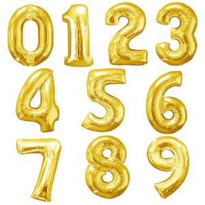 Foil Balloon – Golden ‘3’ 16 inch