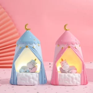 Sleeping Unicorn Tent Lamp
