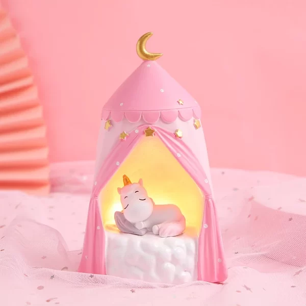 Sleeping Unicorn Tent Lamp